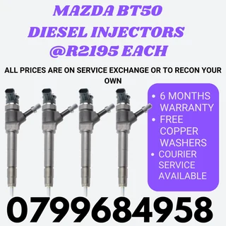 Mazda Bt50 Diesel Injector Services/ 6 Months Warranty