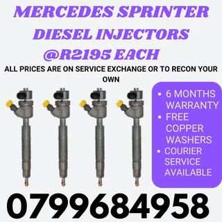 Mercedes Sprinter Diesel Injectors/ We Recon And Sell On Exchange