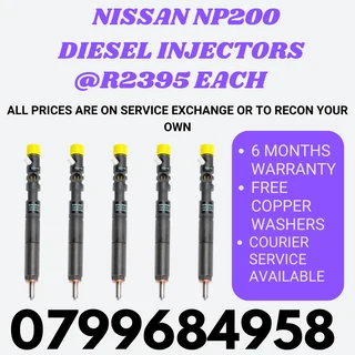 Nissan Np200 Diesel Injectors/ 6 Months Warranty
