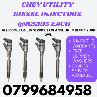 Chev Utility Diesel Injectors/ We Recon And Sell On Exchange