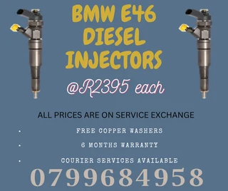 Bmw E46 Diesel Injectors/ 6 Months Warranty