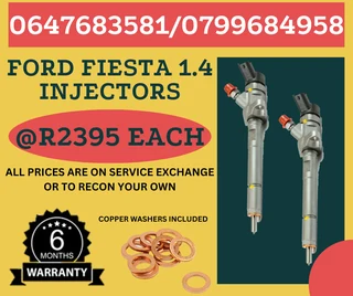 Ford Fiesta 1.4 Diesel Injectors/ Free Copper Washers