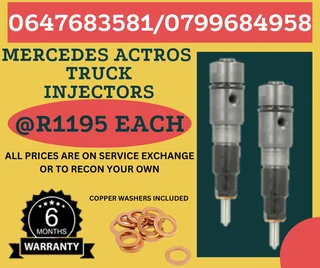 Mercedes Actros Diesel Injectors/ We Recon And Sell On Exchange