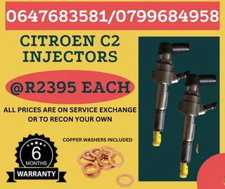 Citroen C2 Diesel Injectors/ We Recon And Sell On Exchange