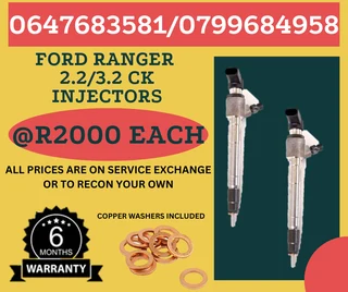 Ford Ranger 2.2/3.2 Ck Diesel Injectors/ We Recon And Sell On Exchange