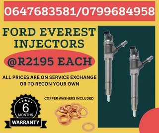Ford Everest Diesel Injectors/ 6 Months Warranty