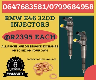 Bmw E46 Diesel Injectors/ 6 Months Warranty