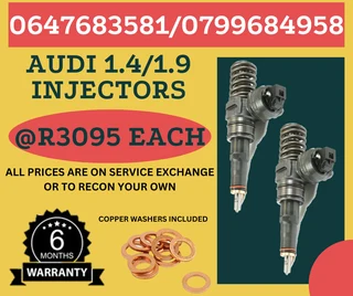 Audi 1.4/1.9 Diesel Injectors/ 6 Months Warranty