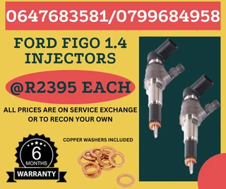 Ford Figo 1.4 Diesel Injectors/ We Recon And Sell On Exchange