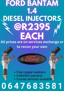 Ford Bantam 1.4 Diesel Injectors For Sale Or To Recon
