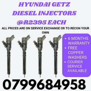 Hyundai Getz Diesel Injectors For Sale Free Copper Washers