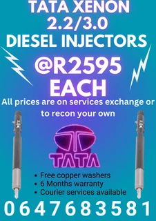 Tata Xenon 2.2/3.0 Diesel Injectors For Sale With Warranty