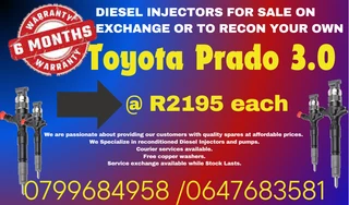 Toyota Prado 3.0 Diesel Injectors For Sale Free Copper Washers
