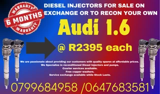 Audi 1.6 Diesel Injectors For Sale We Recon And Sell On Exchange