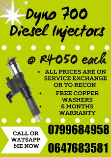 Dyna 700 Diesel Injectors For Sale With Warranty