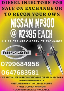 Nissan Np300 Diesel Injectors For Sale With Warranty