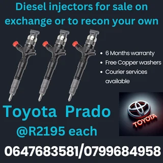 Toyota Prado 3.0 Diesel Injectors For Sale We Recon And Sell On Exchange