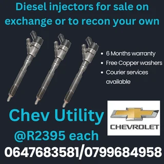 Chev Utility Diesel Injectors For Sale 6 Months Warranty