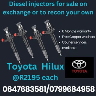 Toyota Hilux Diesel Injectors For Sale With Warranty
