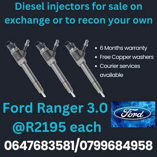 Ford Ranger 3.0 Diesel Injectors For Sale With Warranty