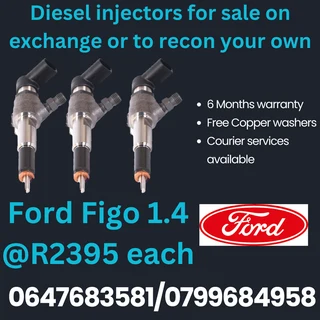 Ford Figo 1.4 Diesel Injectors For Sale 6 Months Warranty