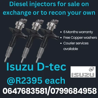 Isuzu D-tec Diesel Injectors For Sale We Recon And Sell On Exchange