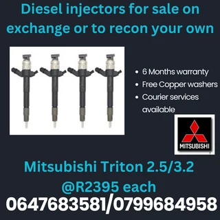 Mitsubishi Triton 2.5/3.2 Diesel Injectors For Sale Free Copper Washers