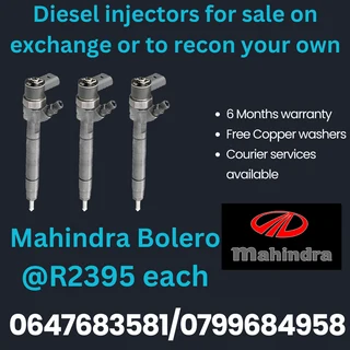 Mahindra Bolero Diesel Injectors For Sale 6 Months Warranty