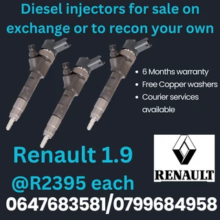 Renault 1.9 Diesel Injectors For Sale Free Copper Washers