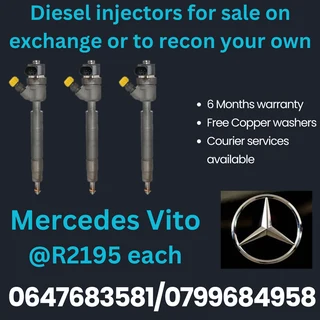Mercedes Vito Diesel Injectors For Sale We Recon And Sell On Exchange