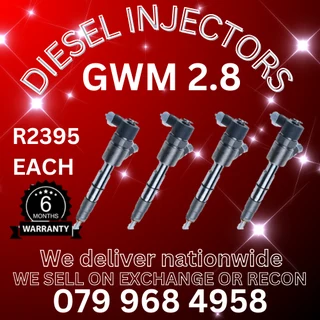 Gwm 2.8 Diesel Injectors For Sale 6 Months Warranty
