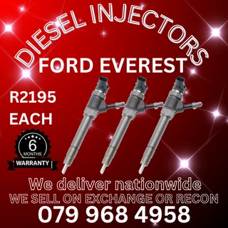 Ford Everest Diesel Injectors For Sale 6 Months Warranty