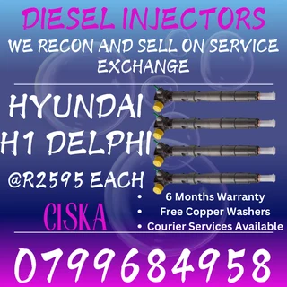 Hyundai H1 Delphi Diesel Injectors For Sale We Recon And Sell On Exchange