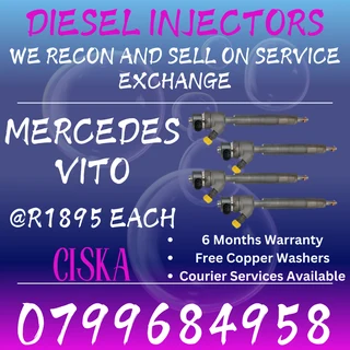Mercedes Vito Diesel Injectors For Sale Free Copper Washers