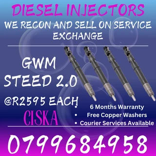 Gwm Steed 2.0 Diesel Injectors For Sale Free Copper Washers