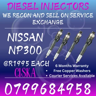 Nissan Np300 Diesel Injectors For Sale Free Copper Washers
