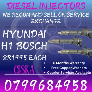 Hyundai H1 Bosch Diesel Injectors For Sale We Recon And Sell On Exchange