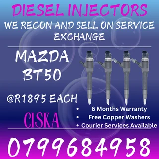 Mazda Bt50 Diesel Injectors For Sale We Recon And Sell On Exchange