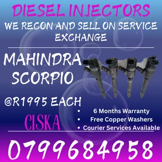 Mahindra Scorpio Diesel Injectors For Sale We Recon And Sell On Exchange