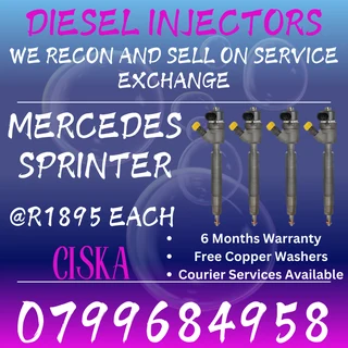 Mercedes Sprinter Diesel Injectors For Sale Washers Is Included