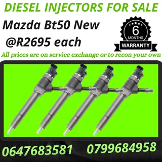 Mazda Bt50 New Diesel Injectors For Sale 6 Months Warranty