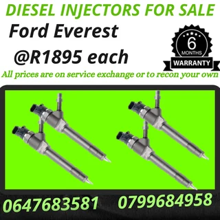 Ford Everest Diesel Injectors For Sale 6 Months Warranty