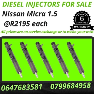 Nissan Micra 1.5 Diesel Injectors For Sale We Recon And Sell On Exchange
