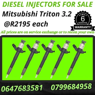 Mitsubishi Triton 3.2 Diesel Injectors For Sale With Warranty