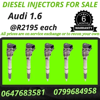 Audi 1.6 Diesel Injectors For Sale Copper Washers Included