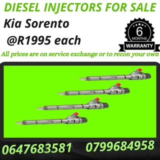 Kia Sorento Diesel Injectors For Sale We Recon And Sell On Exchange