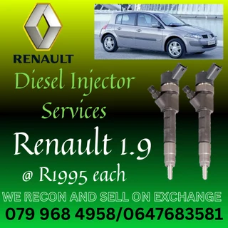 Renault 1.9 Diesel Injectors For Sale 6 Months Warranty