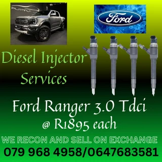 Ford Ranger 3.0 Diesel Injectors For Sale With Warranty