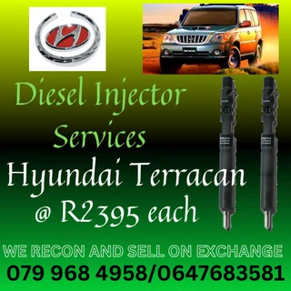 Hyundai Terracan Diesel Injectors For Sale 6 Months Warranty