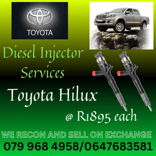 Toyota Hilux Diesel Injectors For Sale 6 Months Warranty